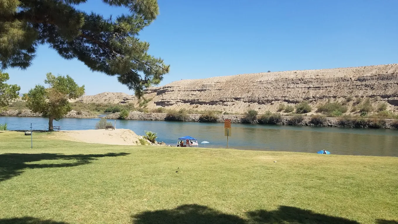 Lawn and river view at McIntyre Resort